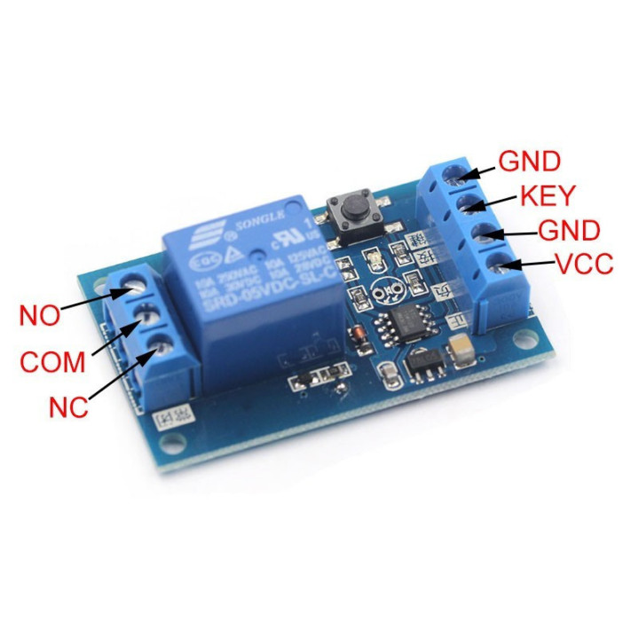 Modulo Rele 12V 10A 1- 4 Canales