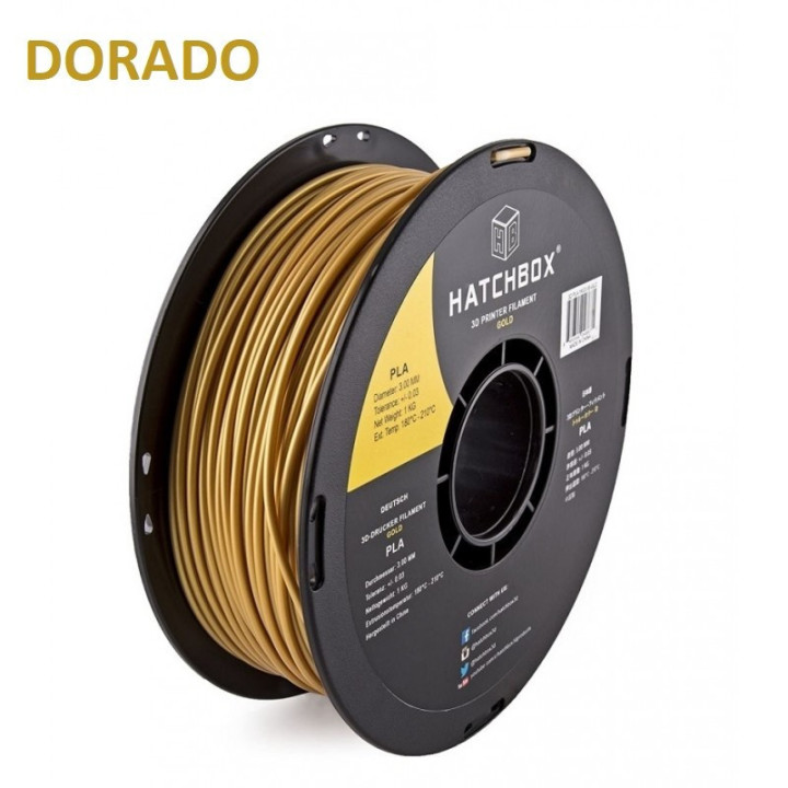 Filamento PLA Hatchbox 1.75mm 2.2 lb