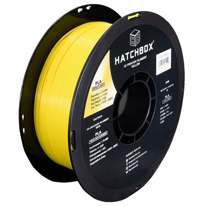 Filamento PLA Hatchbox 1.75mm 2.2 lb