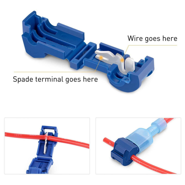 Conector con Terminal de Crimpado para Cable (2 Pares)