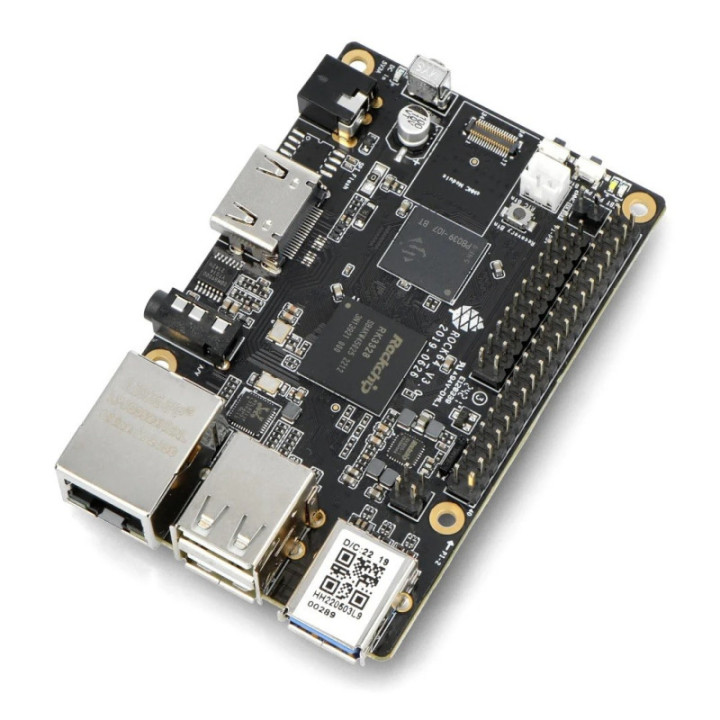 Pine64 ROCK64 con Rockchip RK3328 Cortex A53 Quad-Core 1.2GHz 4GB RAM