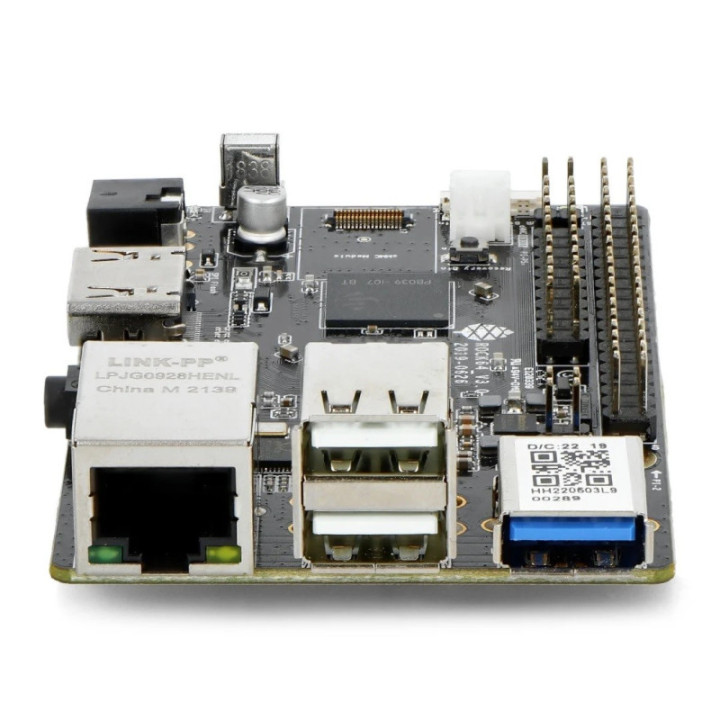 Pine64 ROCK64 con Rockchip RK3328 Cortex A53 Quad-Core 1.2GHz 4GB RAM