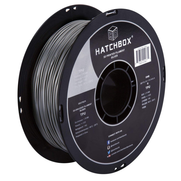 Filamento TPU Hatchbox 1.75mm 2.2 lb