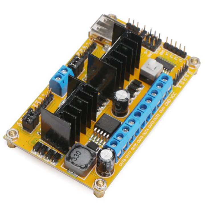 Controlador Puente H Doble L298N de 4 Motores