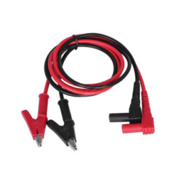 Cables de Prueba para Multimetro Banana-Lagartija 4mm