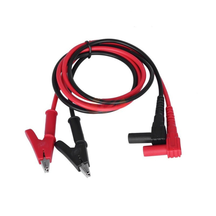 Cables de Prueba para Multimetro Banana-Lagartija 4mm
