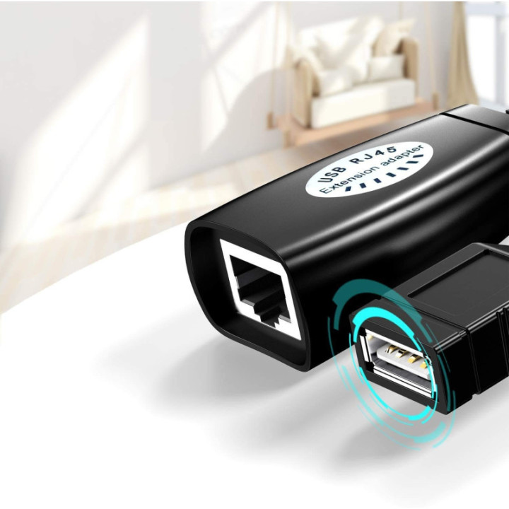 Extender USB a traves de RJ45 50M/150 Pies