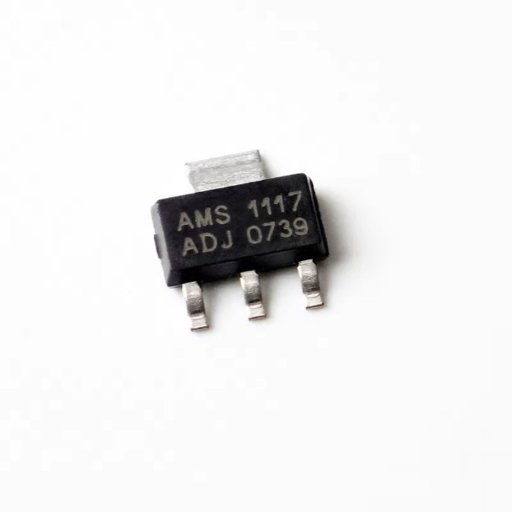 Regulador de voltaje AMS1117 SOT-223 (ADJ-1.2V-1.8V-3.3V-5.1V)