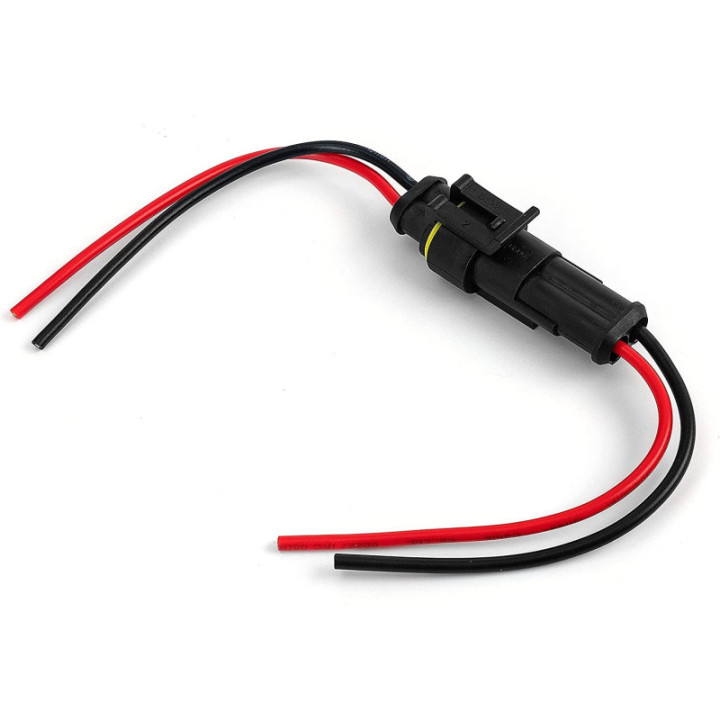 Conector Impermeable Hembra-Macho 2 / 3 /4 Pines