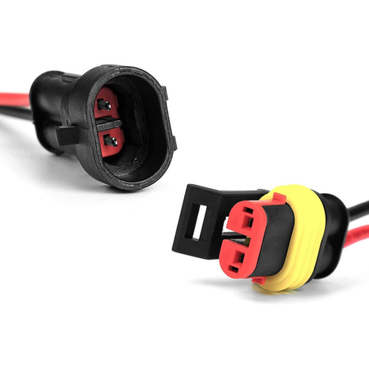 Conector Impermeable Hembra-Macho 2 / 3 /4 Pines