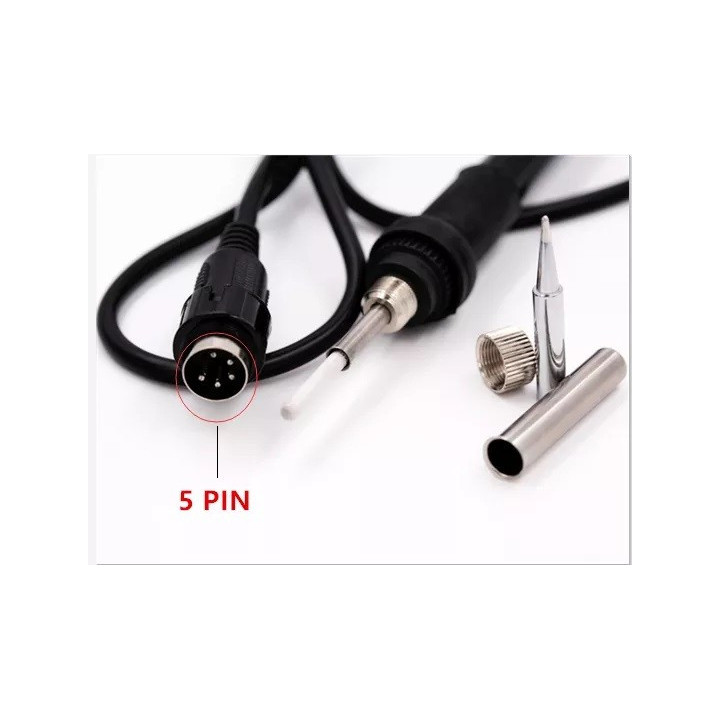 Cautin de Repuesto para Estacion de Calor Hakko 907/936/937/928/926 A1321 5Pines