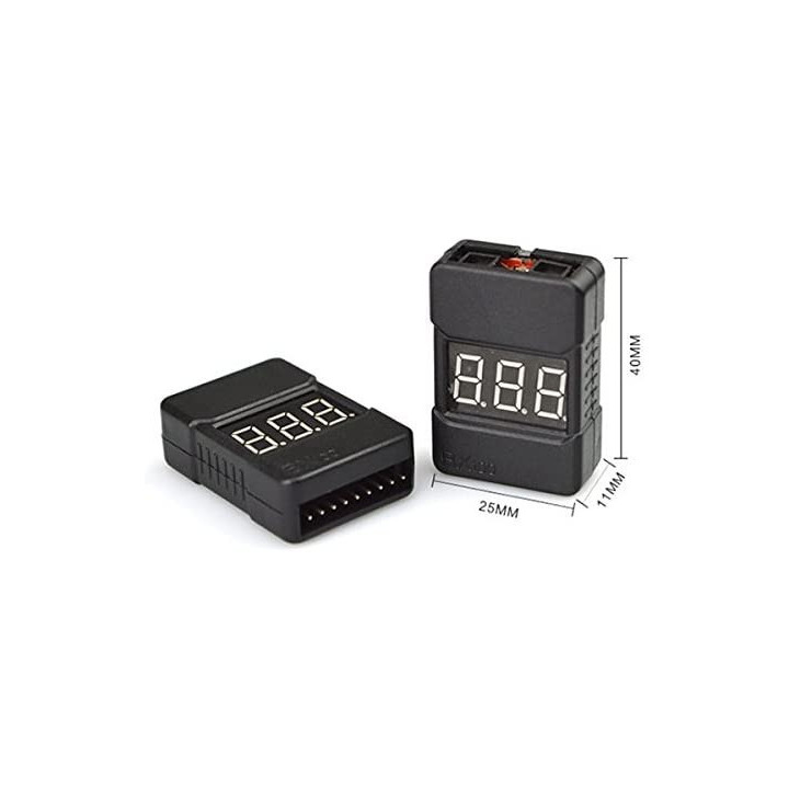Probador de Baterias de Bajo Voltaje LiPo BX100 1-8S