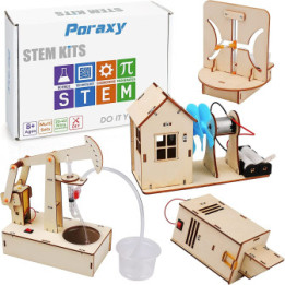 Proyectos de Experimentos de Ciencia STEM 4 en 1 (Kit)
