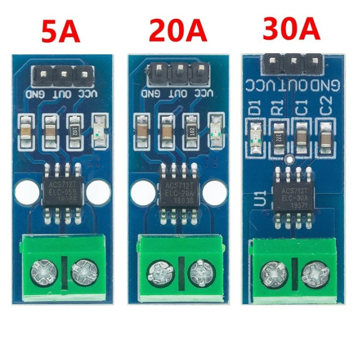 Sensor de Corriente ACS712 5A/20A/30A