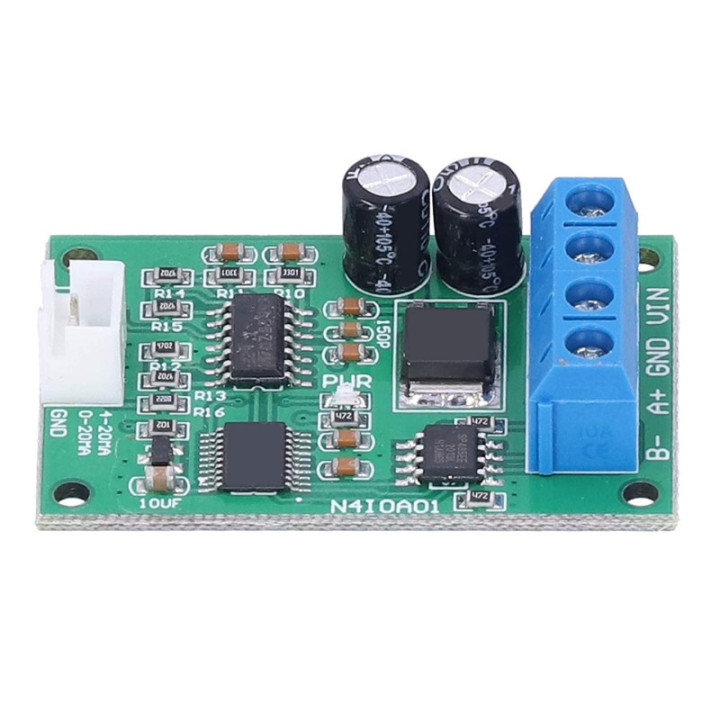Convertidor de Señal de Corriente DC 12V RS485 a 4-20mA 0-20mA