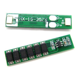 Modulo de Proteccion y Carga BMS para Baterias de Litio 18650 12A HX-1S-3576