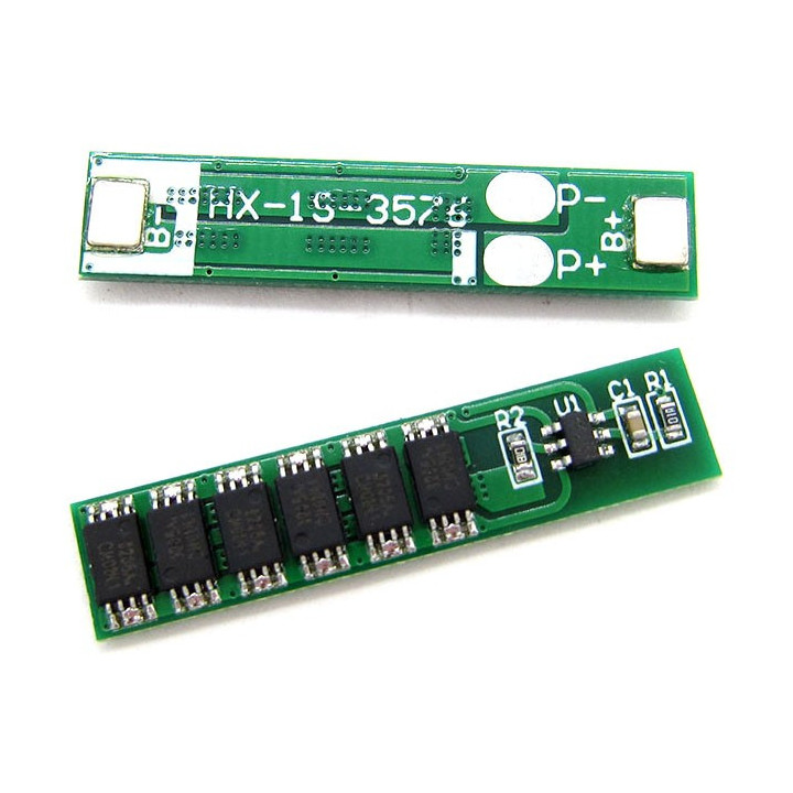 Modulo de Proteccion y Carga BMS para Baterias de Litio 18650 12A HX-1S-3576
