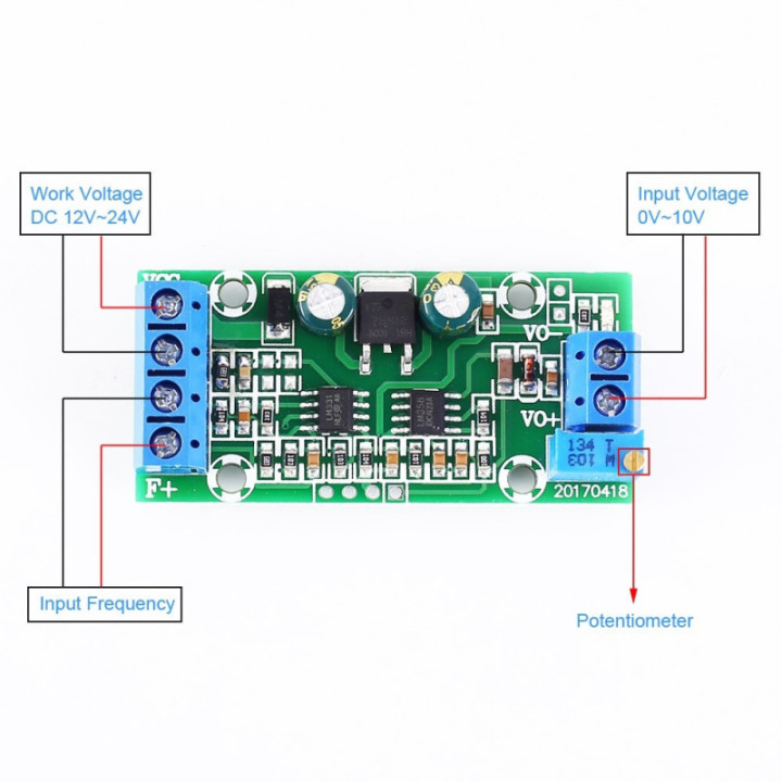 Modulo Convertidor de Frecuencia a Voltaje 0-10k 5V