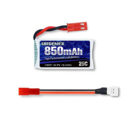 Bateria Recargable 3.7V URGENEX 380mAh / 600mAh / 850mAh tipo LiPo