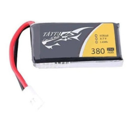Bateria Recargable tipo LiPo 3.7V 380mAH conector JST 25C