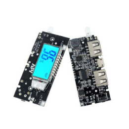 Modulo de Carga USB para Baterias 18650 con Pantalla BMS