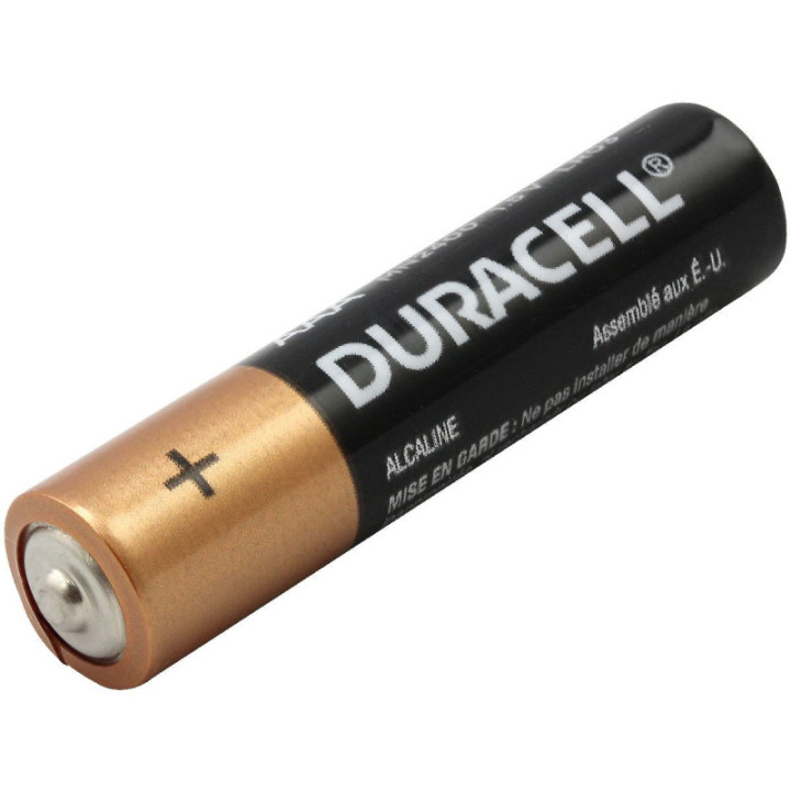 Bateria AAA Duracell 1.5V No Recargable