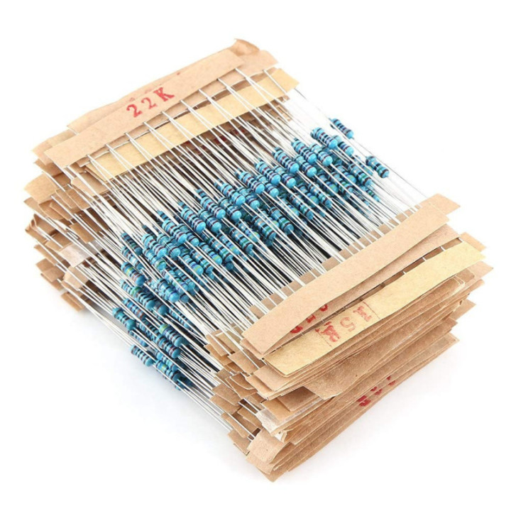 Resistencias de Filamento de Carbon 1/4W 1 Valor (10 Unidades)
