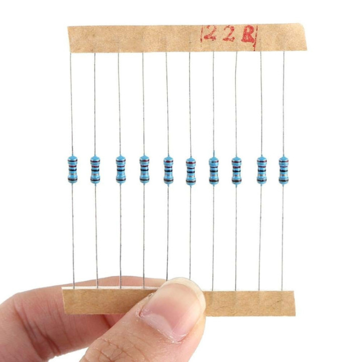 Resistencias de Filamento de Carbon 1/4W 1 Valor (10 Unidades)