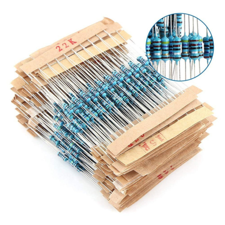 Resistencias de Filamento de Carbon 1/4W 1 Valor (10 Unidades)
