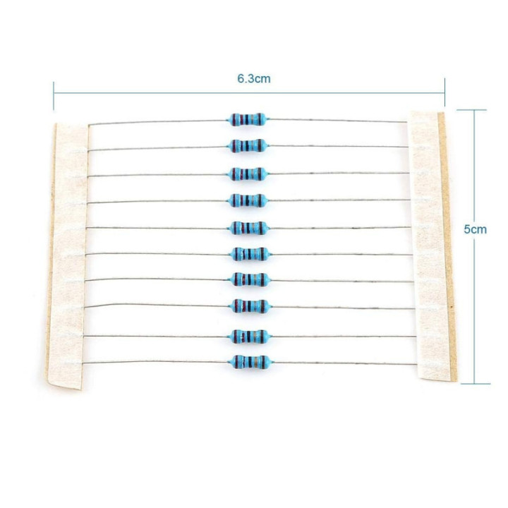 Resistencias de Filamento de Carbon 1/4W 1 Valor (10 Unidades)