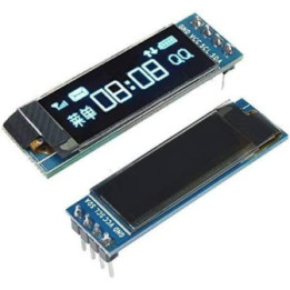 Pantalla Display OLED 0.91 Pulgadas I2C-SPI 128x32