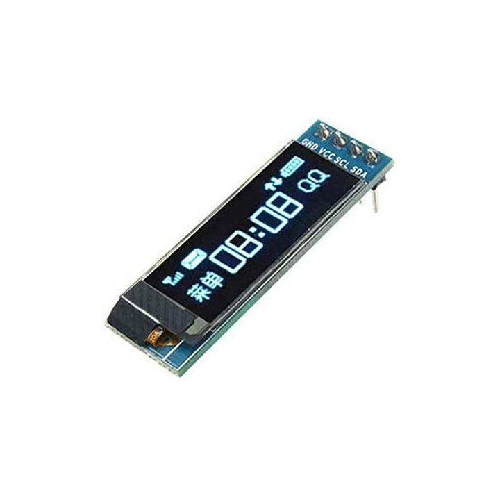 Pantalla Display OLED 0.91 Pulgadas I2C-SPI 128x32