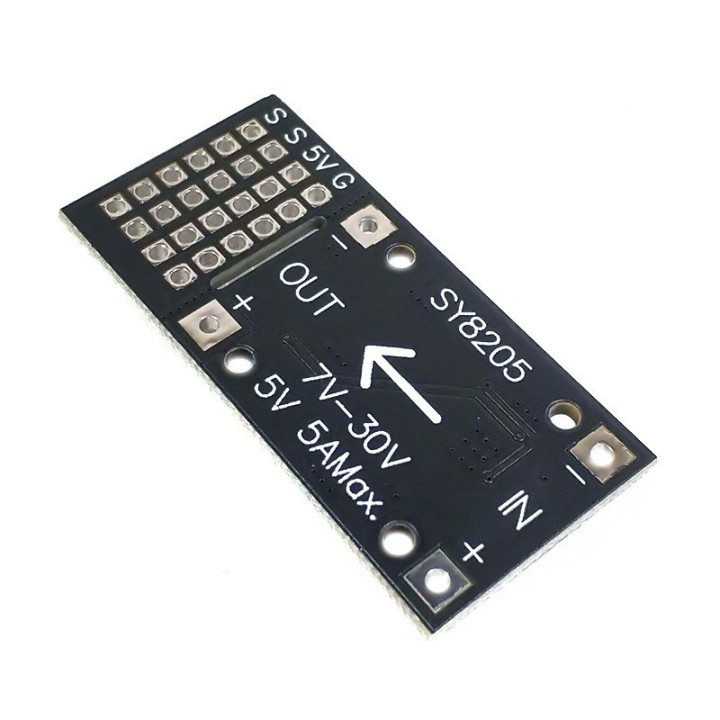 Estabilizador / Regulador descendente de Voltaje 7V-24V a 5V 5A DC-DC MP2482 SY8205