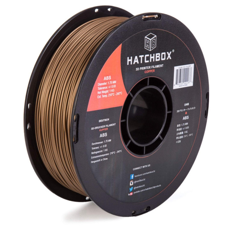 Filamento ABS Hatchbox 1.75MM 2.2LBS