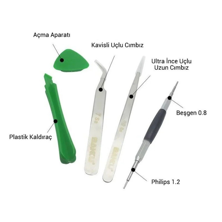 Kit de Herramientas 5 en 1 Baku BK-7285
