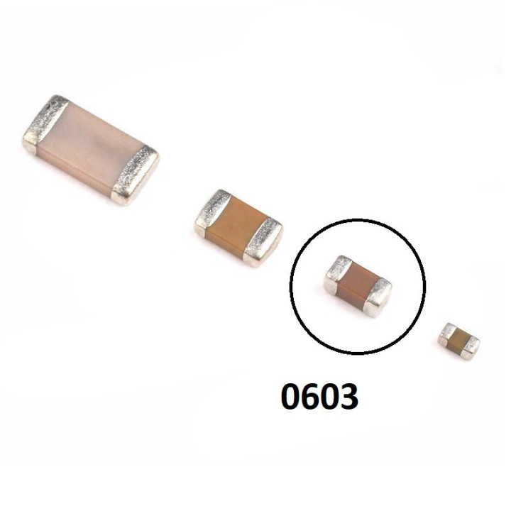 Capacitor Ceramico SMD 0603 25V/50V (2 Unidades)