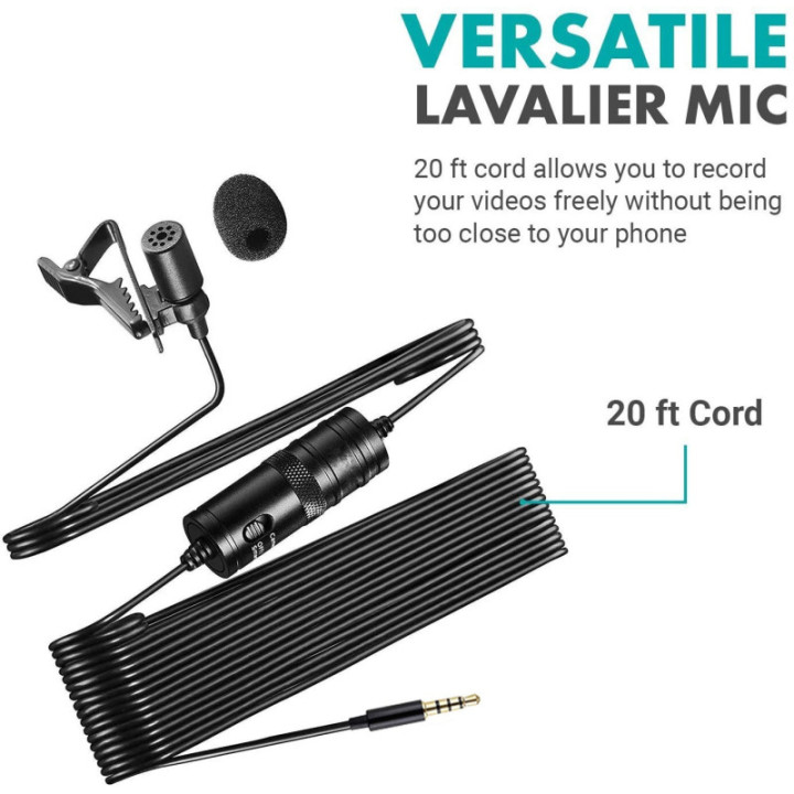 Microfono Lavalier de Condensador MB-Q01