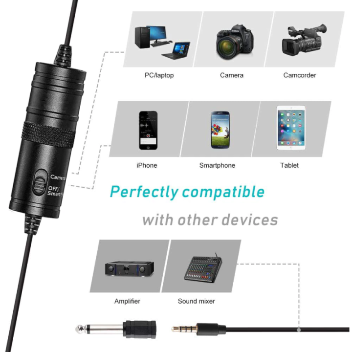 Microfono Lavalier de Condensador MB-Q01