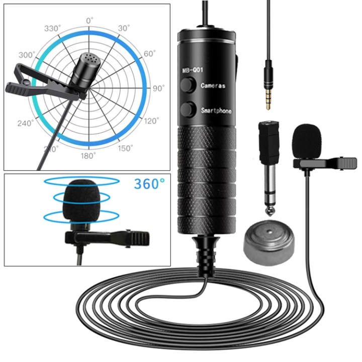 Microfono Lavalier de Condensador MB-Q01