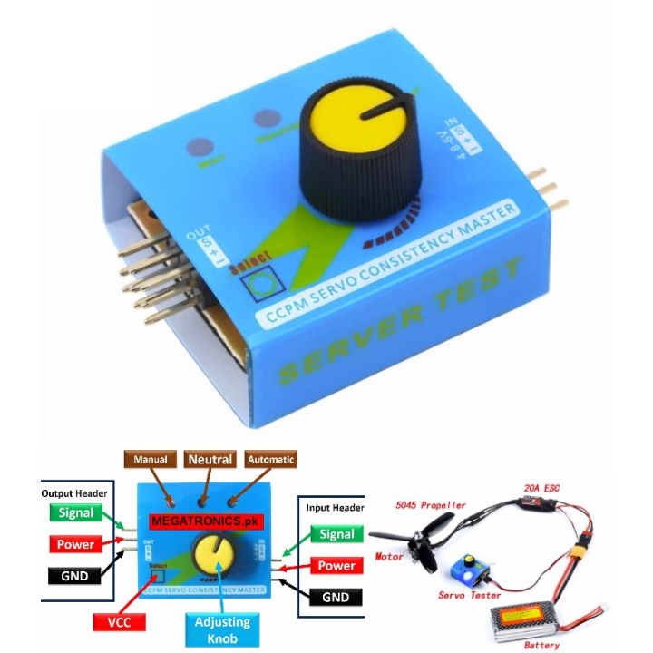 Modulo Probador de Servomotor YXC118