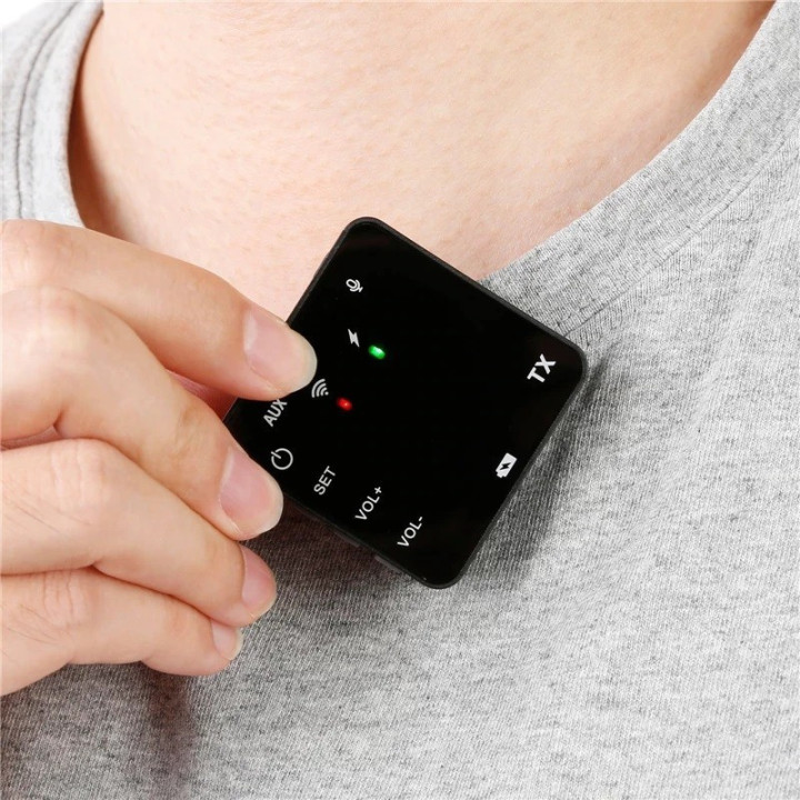 Microfono Inalambrico Lavalier Tx/Rx Tipo USB-C GAW-810