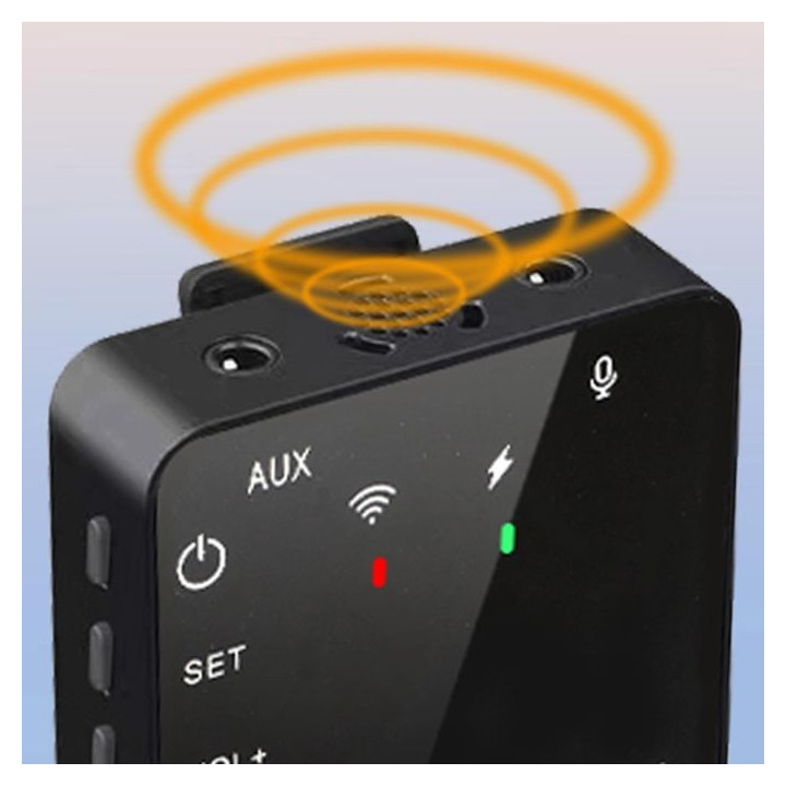 Microfono Inalambrico Lavalier Tx/Rx Tipo USB-C GAW-810