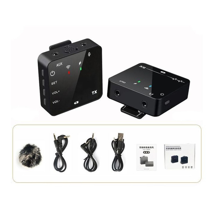Microfono Inalambrico Lavalier Tx/Rx Tipo USB-C GAW-810