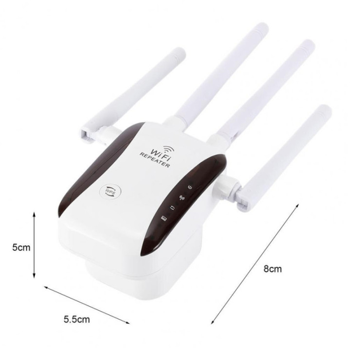Amplificador y Repetidor WIFI 2.4Ghz 300Mbps