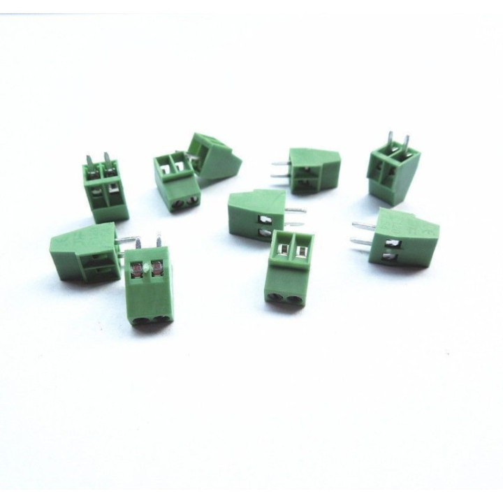 Terminal/Conector Tipo Bloque 2.54mm 2/3/4 Pines (4 Unidades)