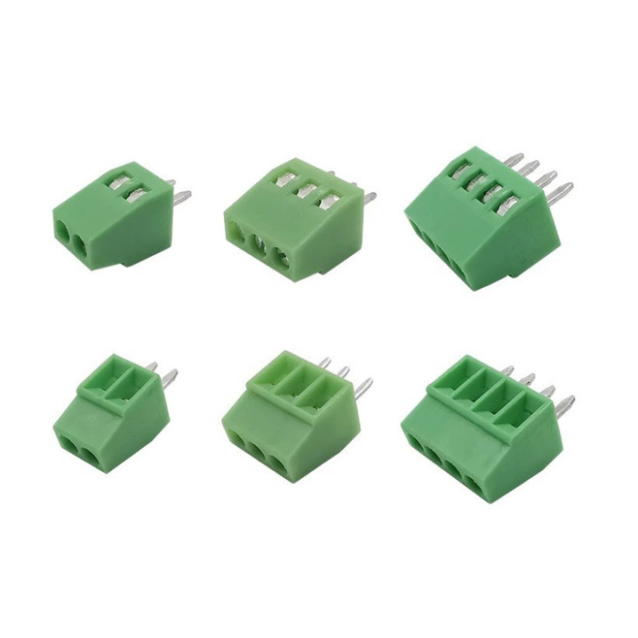 Terminal/Conector Tipo Bloque 2.54mm 2/3/4 Pines (4 Unidades)