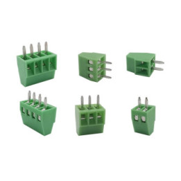 Terminal/Conector Tipo Bloque 2.54mm 2/3/4 Pines (4 Unidades)