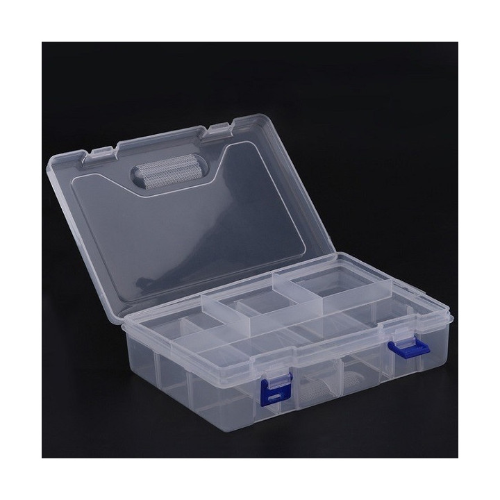 Caja Plastica Organizadora Doble Capa 233x161x58mm