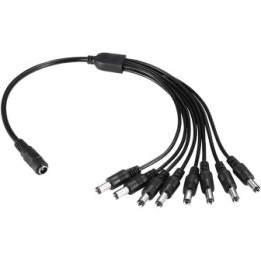 Distribuidor de Energia DC de 1 Entrada Hembra a 8 Salidas Macho