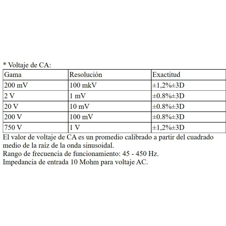 Multimetro Digital SDKY VC9205N